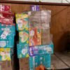 Mixed pallets of Baby wipes